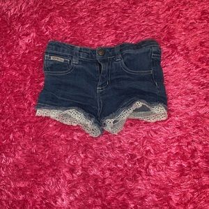 Girls Clavin Klein Jean Shorts